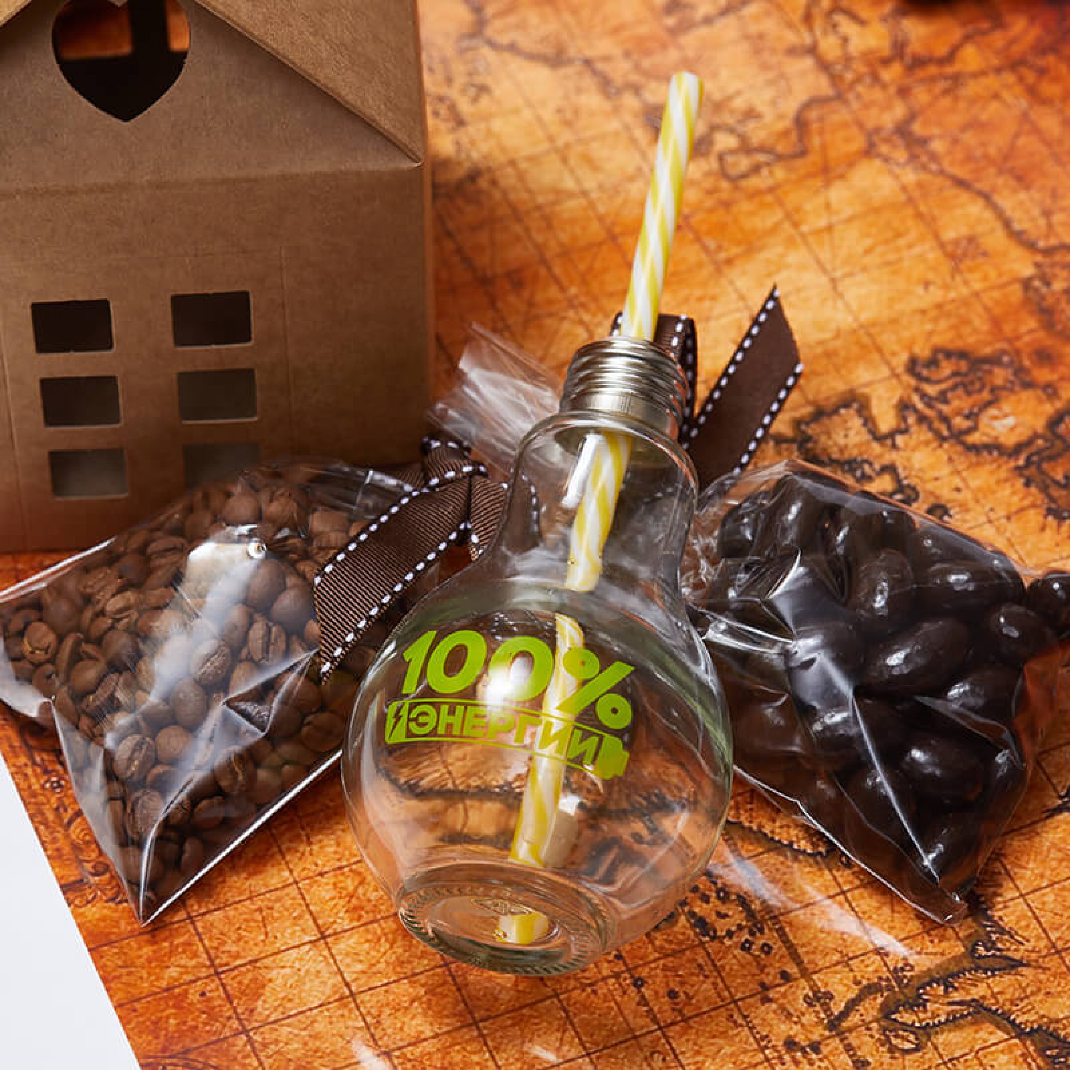 Сладкий подарочный набор с кофе «Энергия»