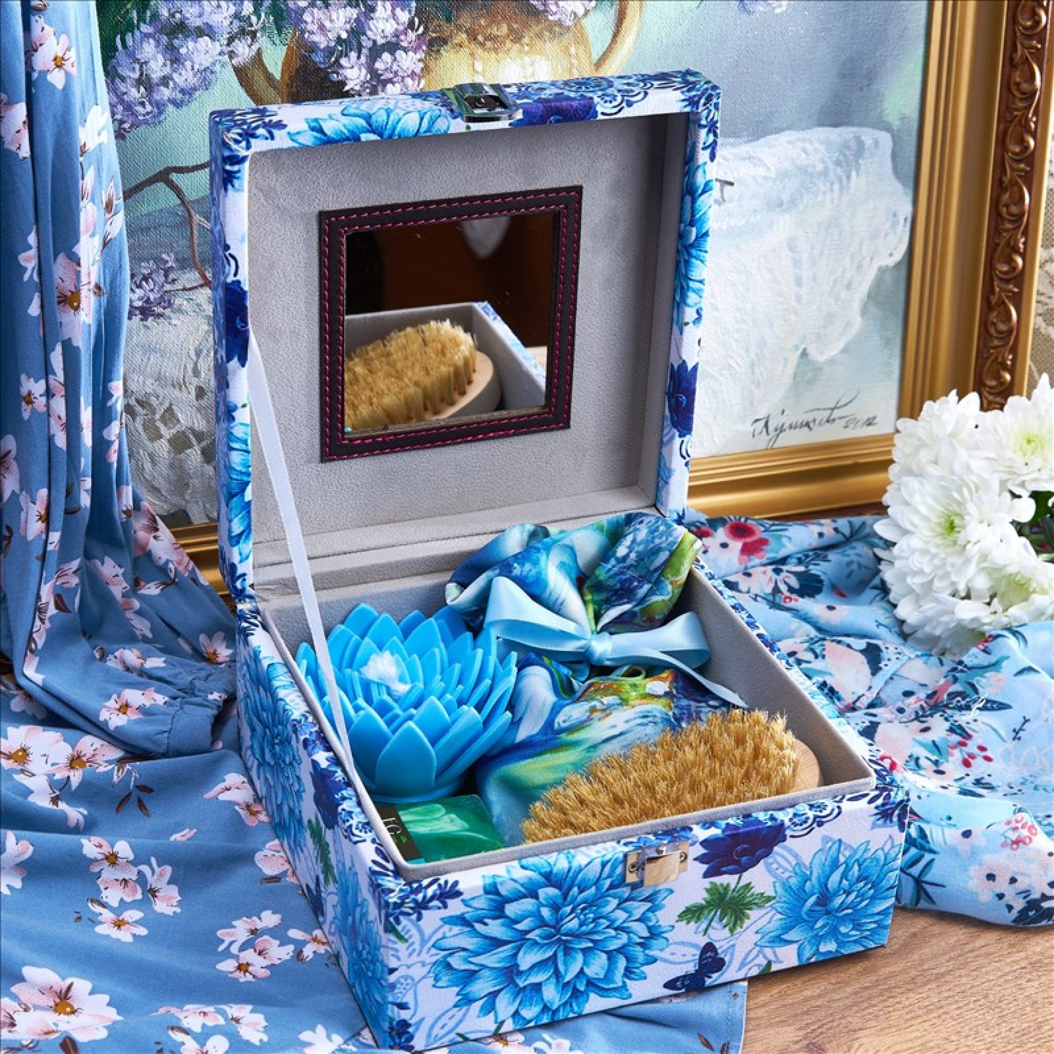 Подарочный набор "Хризантема"