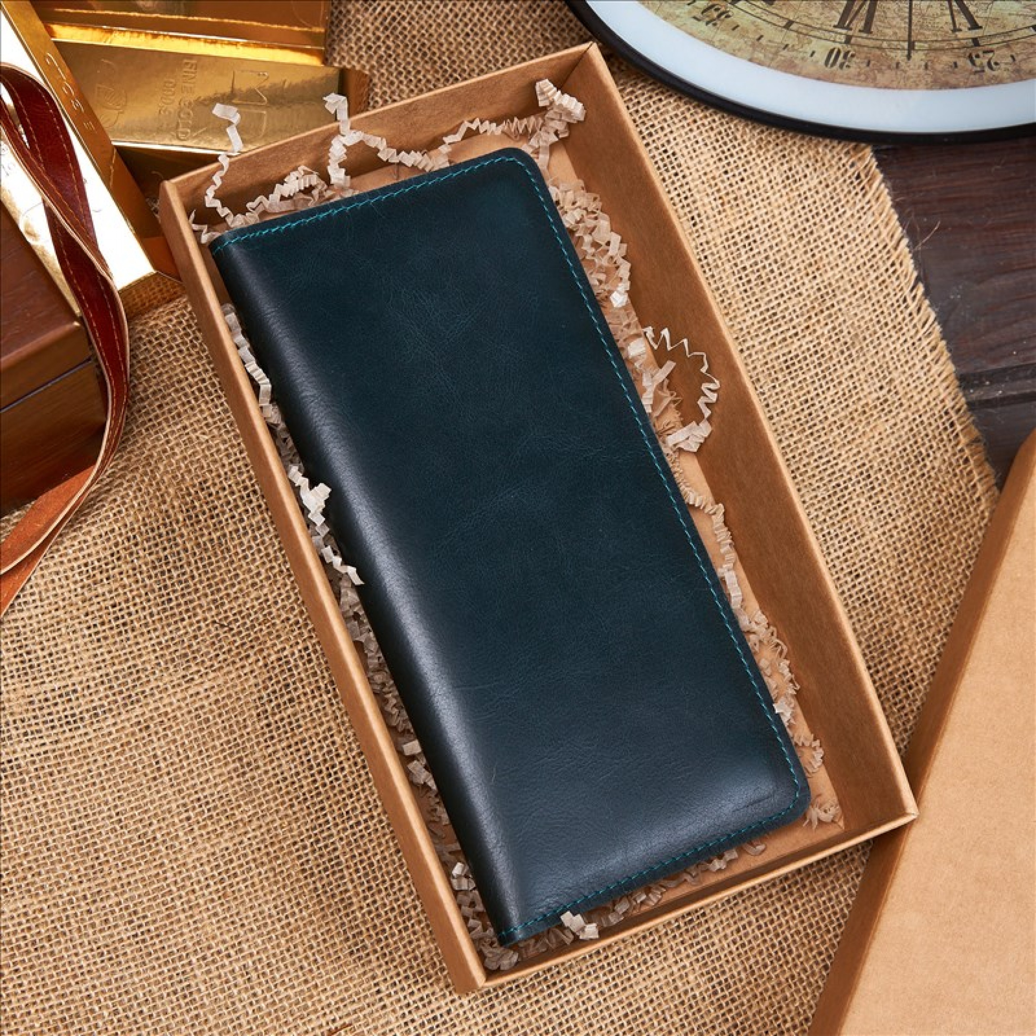 Подарочный набор "Портмоне изумруд"