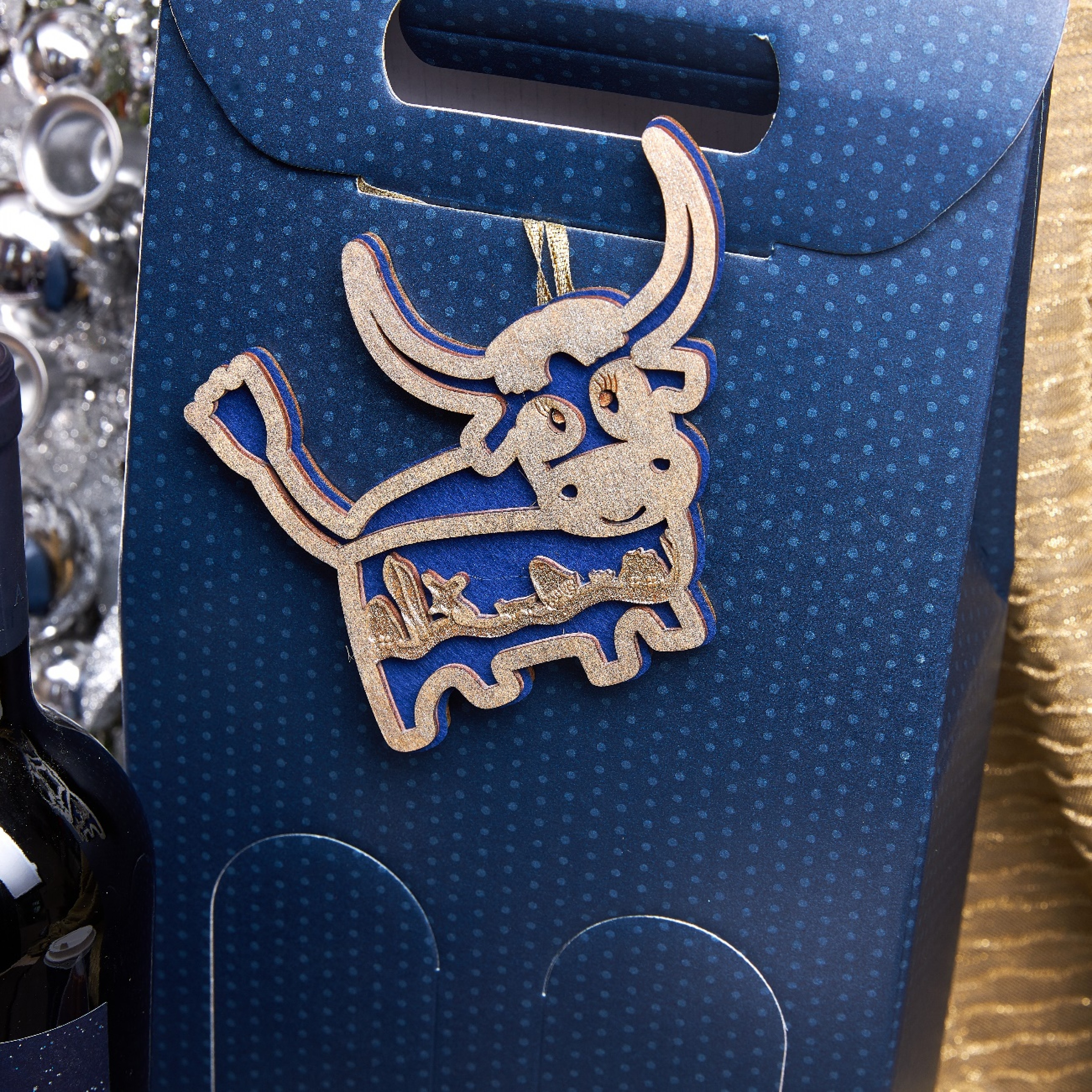 Подарочный набор «Бычок синий»