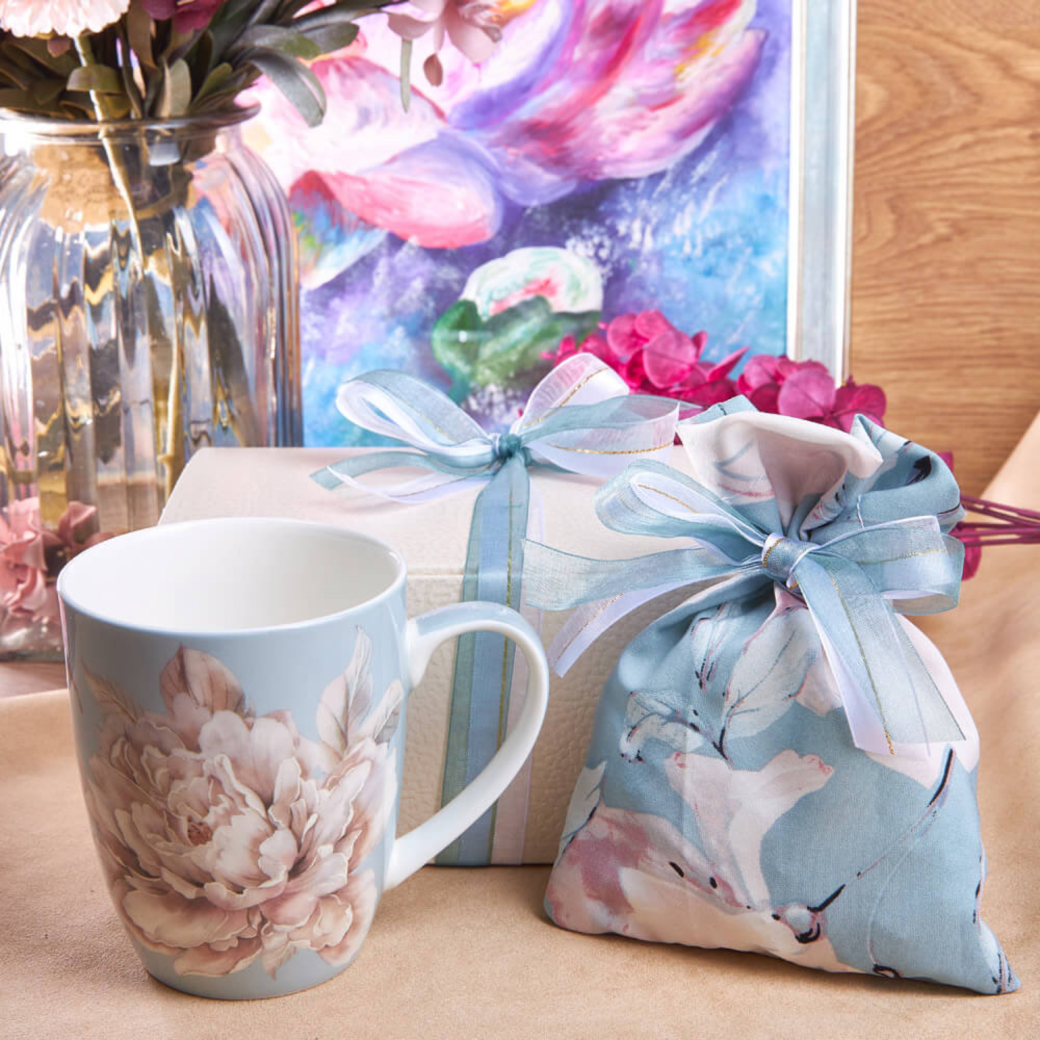 Подарочный набор «Весенний пион»