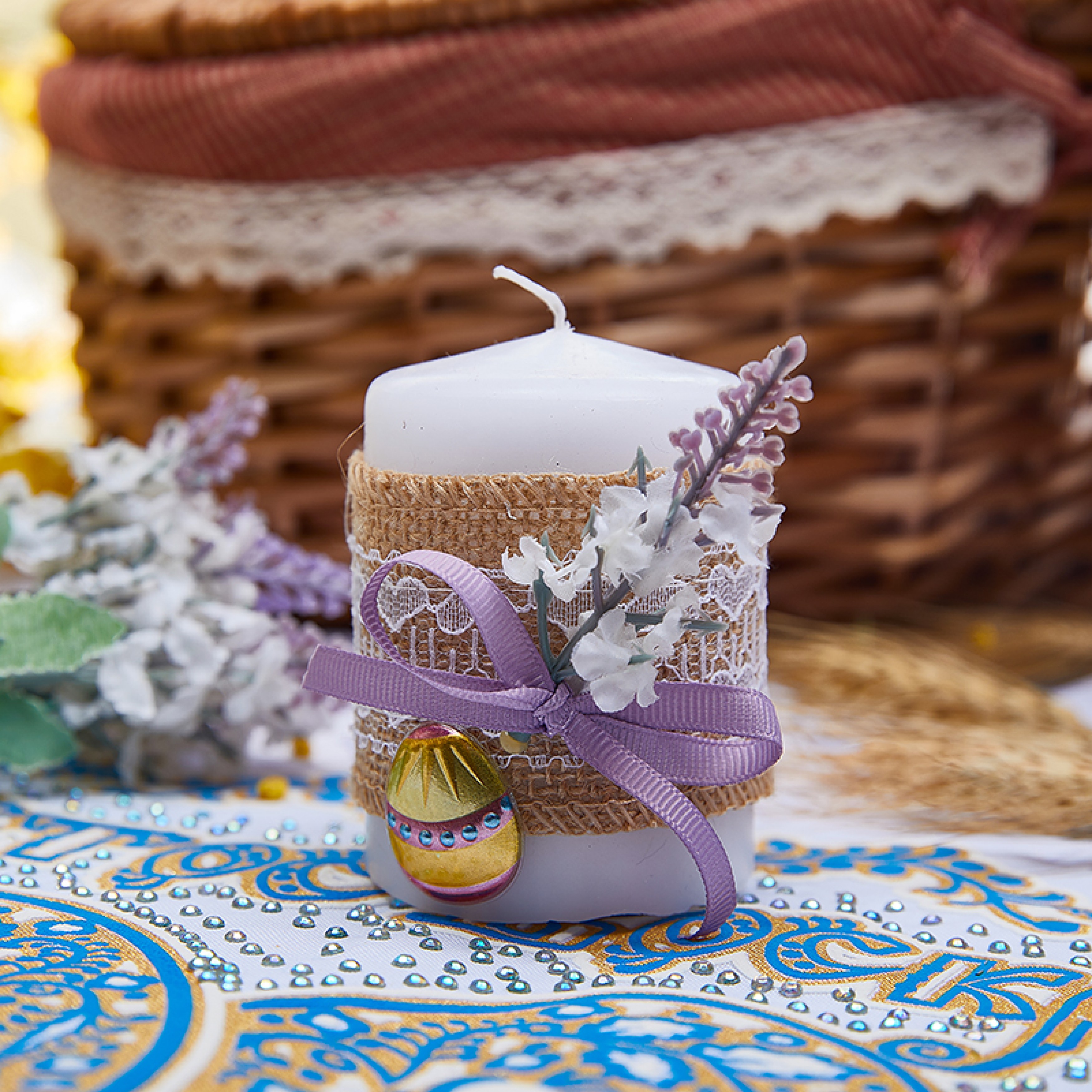 Подарочный набор «Пасхальная свеча»