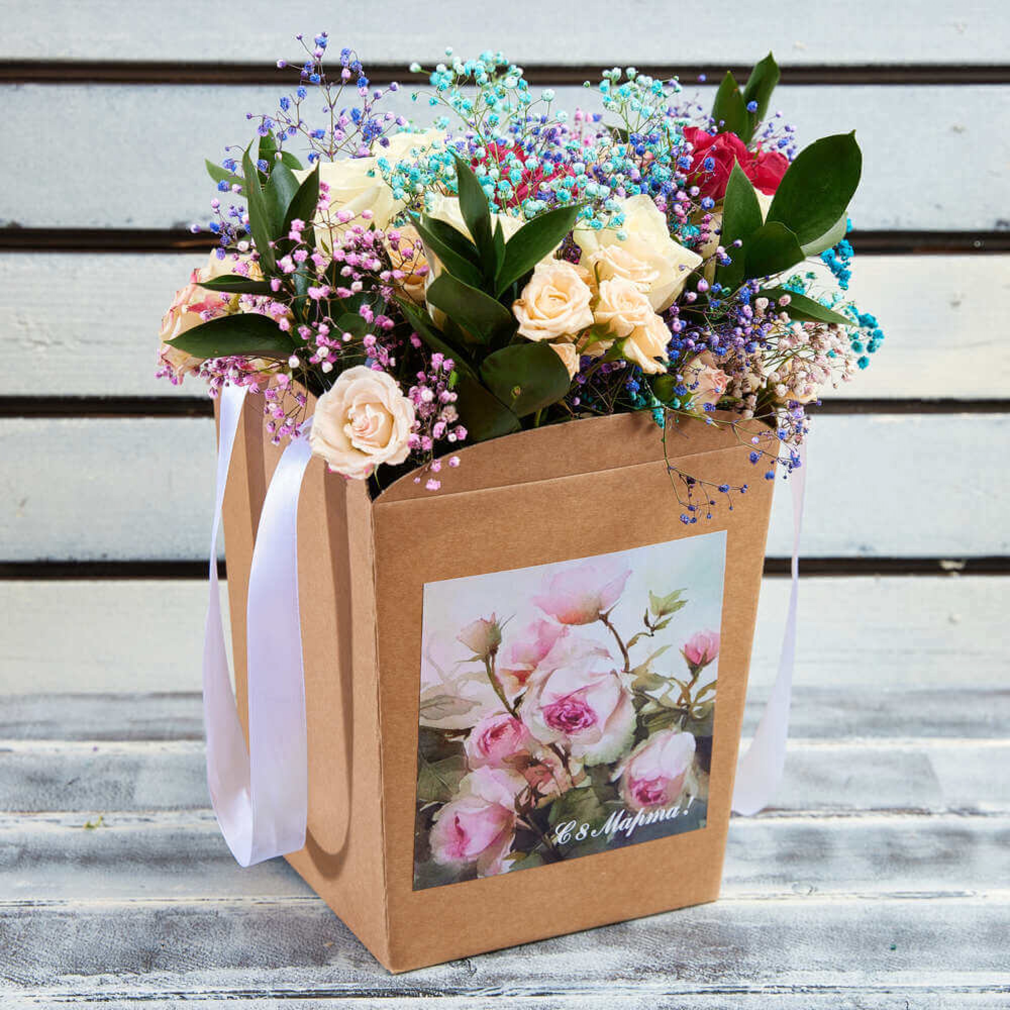 Подарочный набор «Цветущие розы»