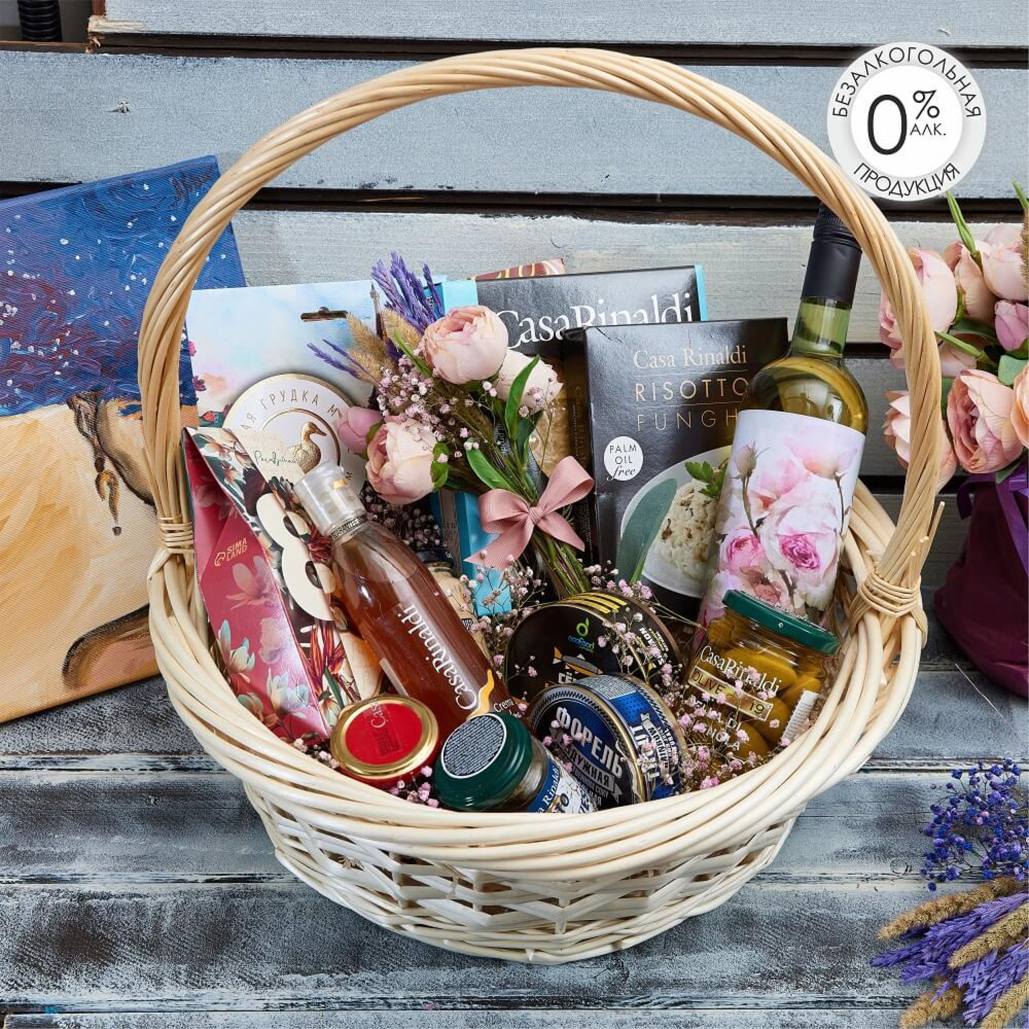 Подарочный набор «Весенняя корзина»