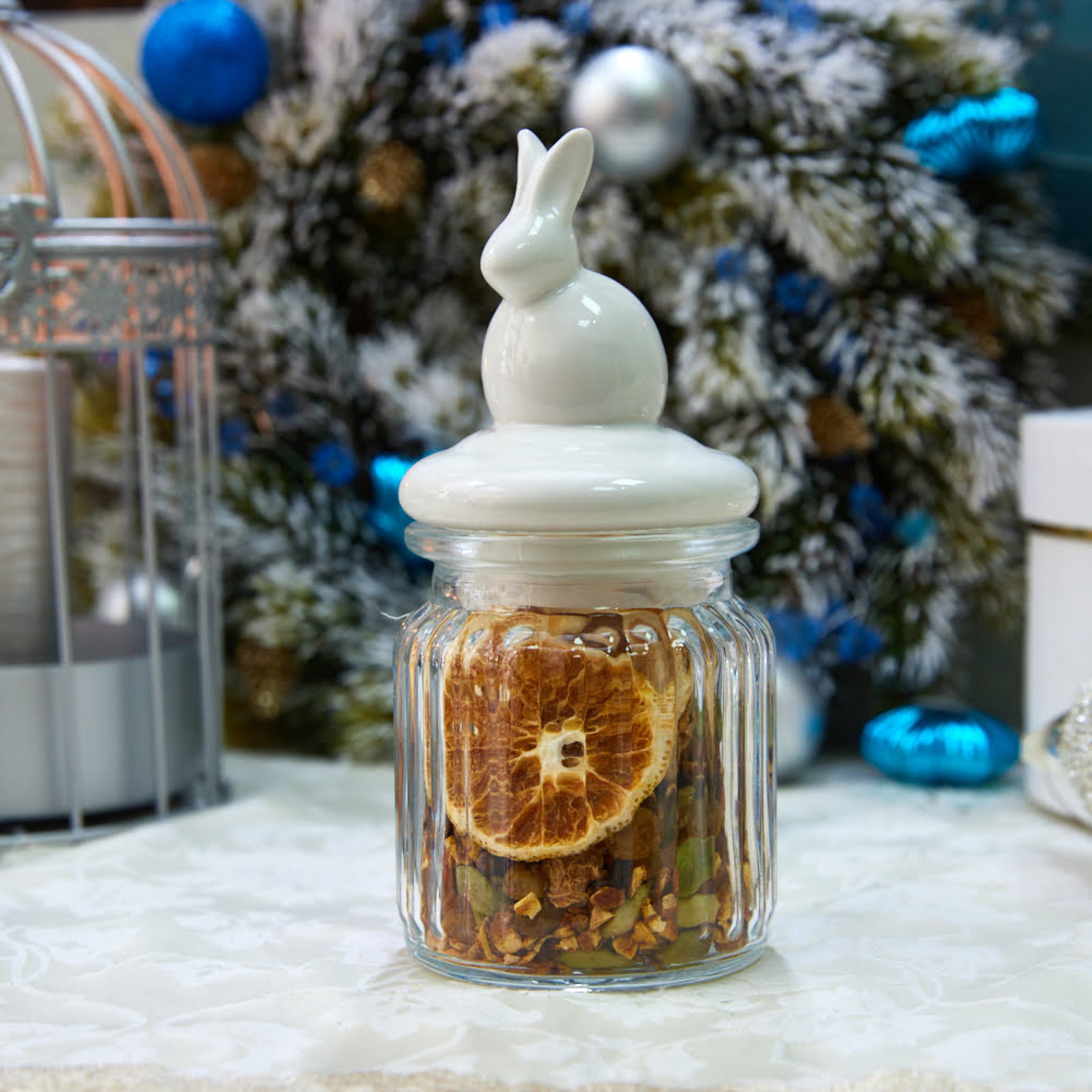 Специи для глинтвейна в баночке с зайчиком «УШАСТЫЙ ГЛИНТВЕЙН»