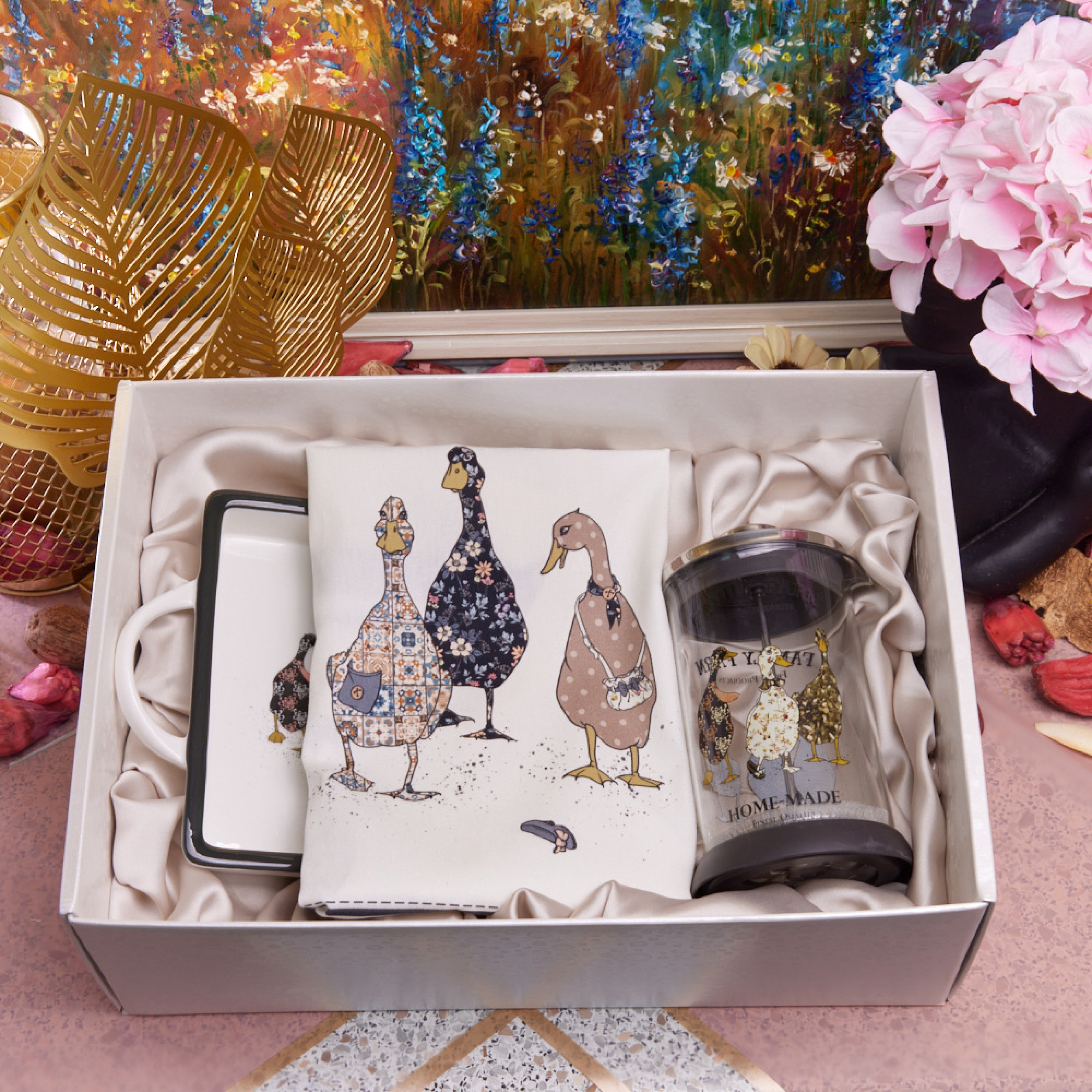Подарочный набор "Гуси"