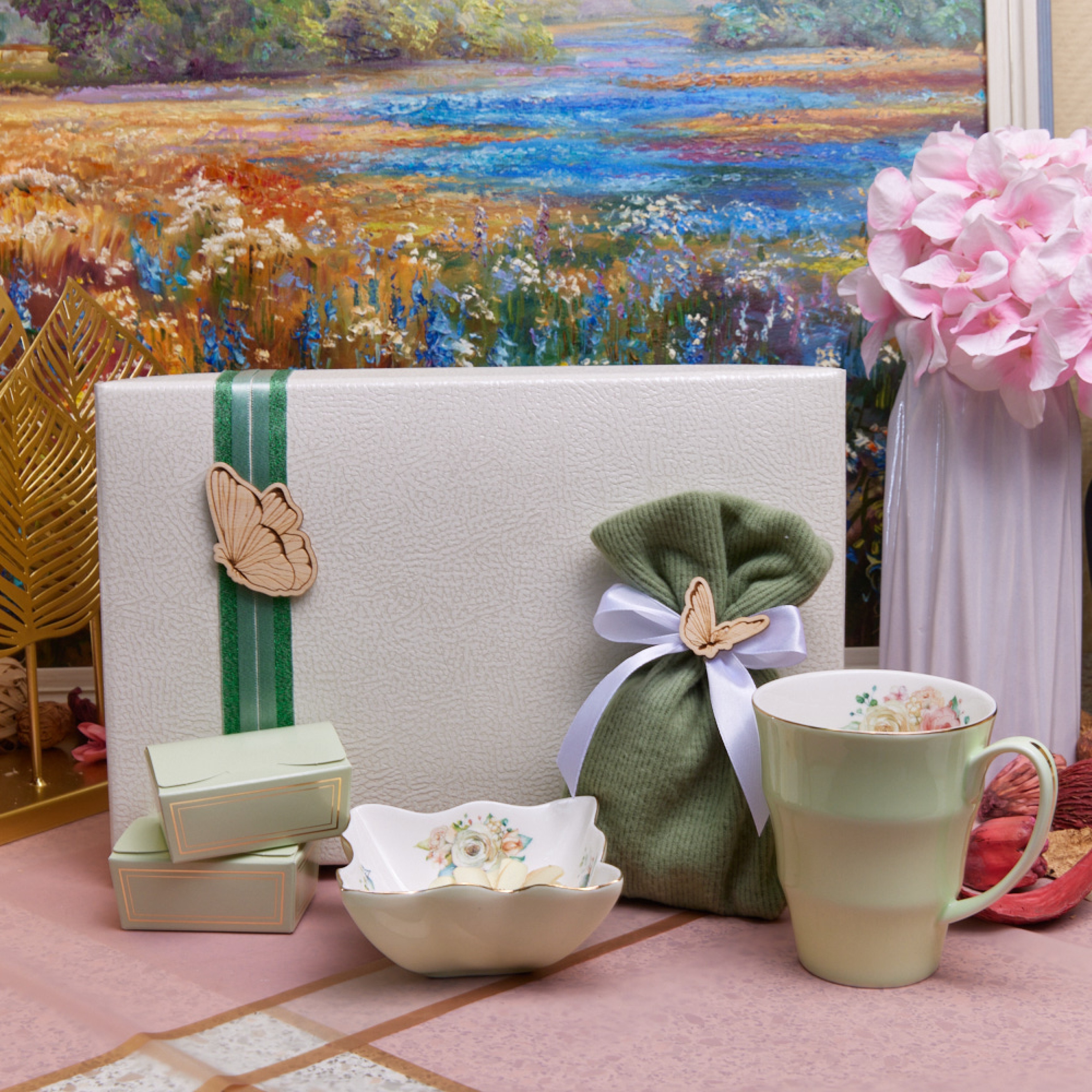 ПОДАРОЧНЫЙ НАБОР «БАБОЧКИ НА ЛУГУ»