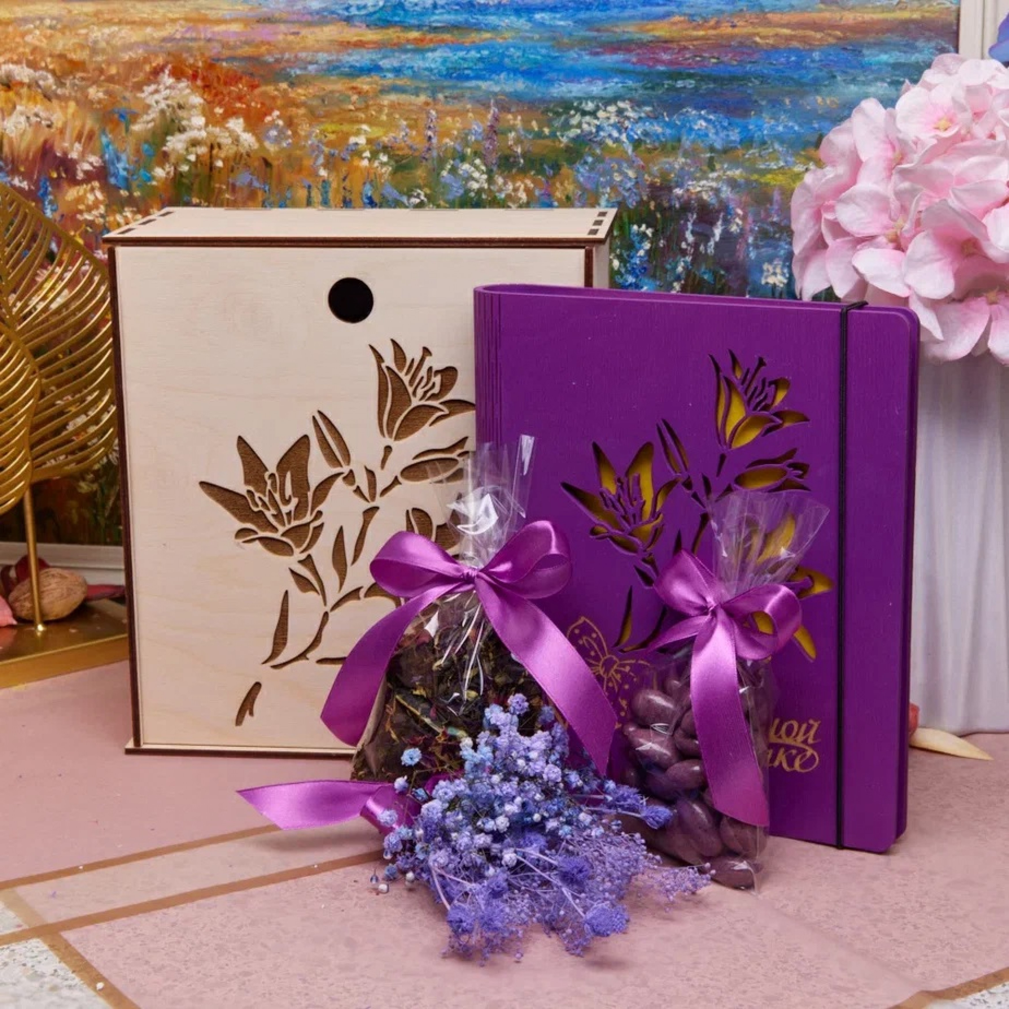 ПОДАРОЧНЫЙ НАБОР «ЛУГОВЫЕ ЦВЕТЫ»