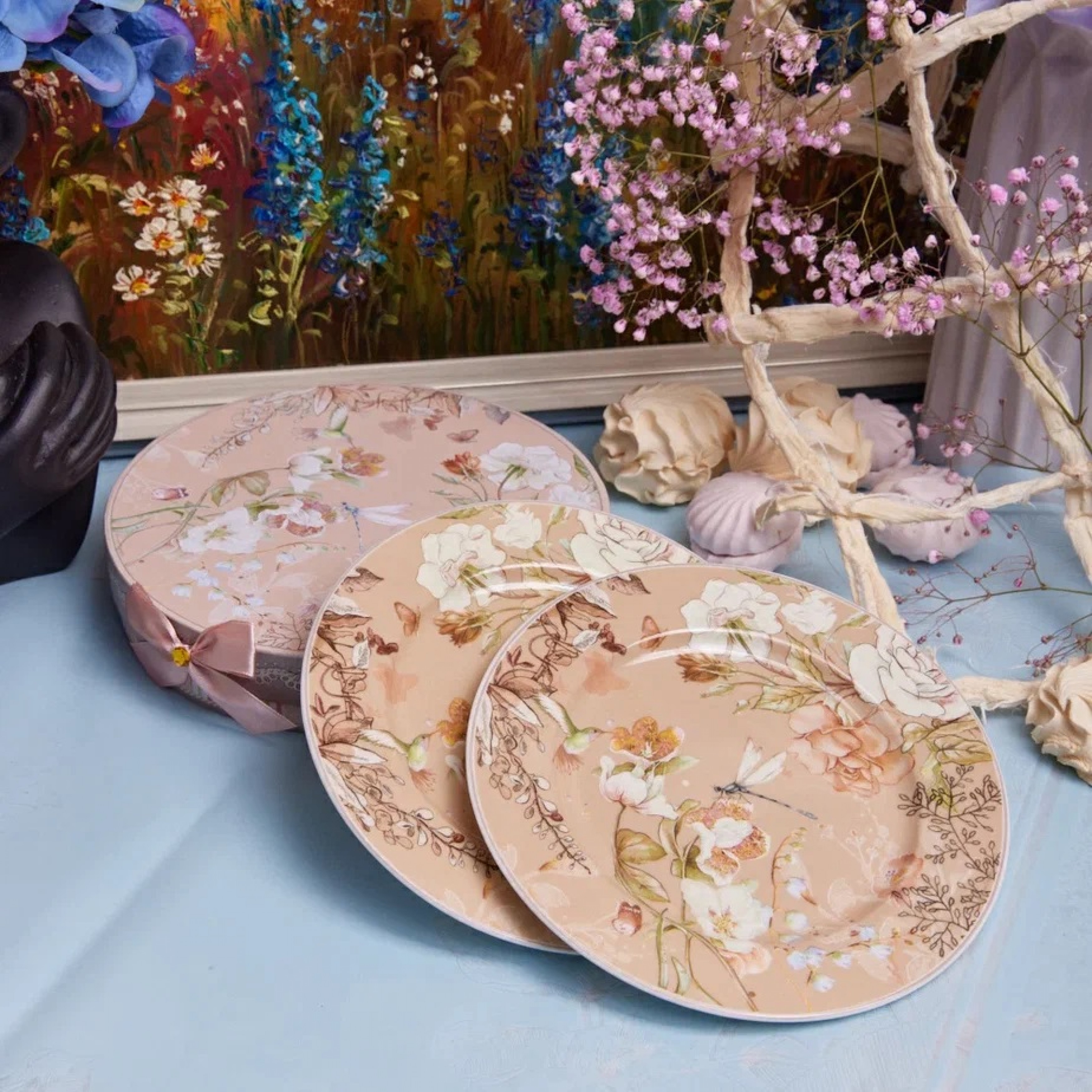 ПОДАРОЧНЫЙ НАБОР «ТАРЕЛКИ РОЗА»