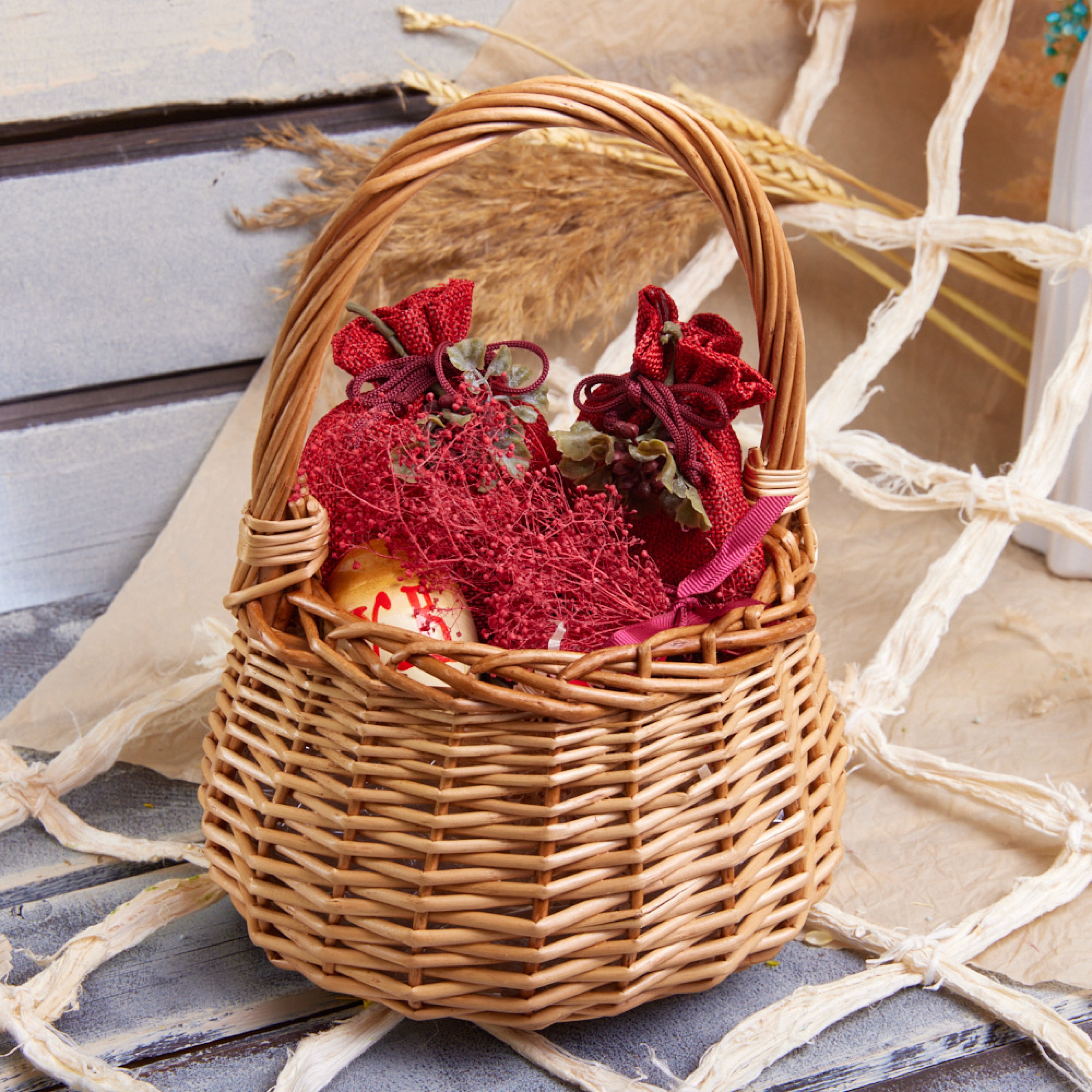 Подарочный набор "Клюквенный цвет"