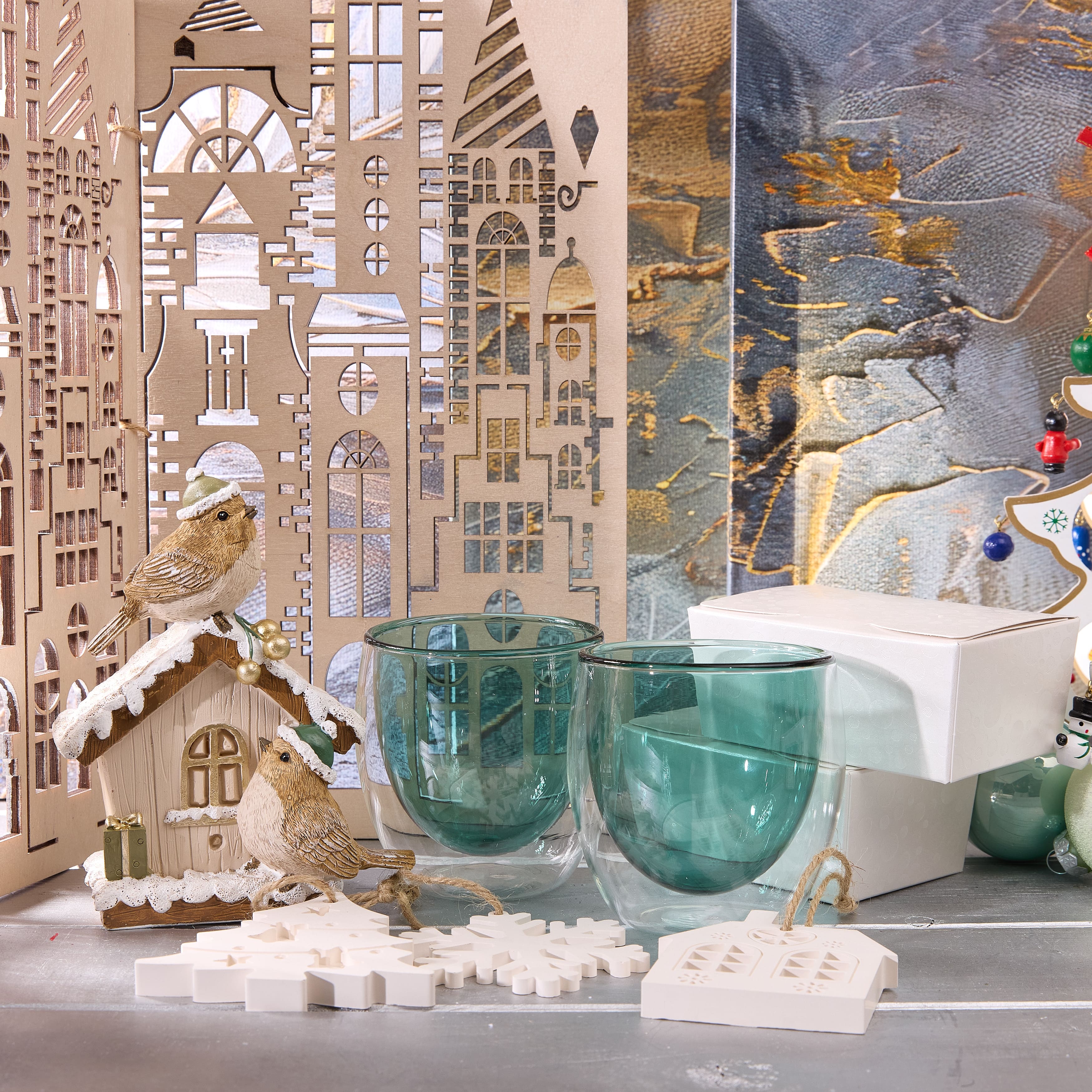 Подарочный набор "ДОМИК С ПТИЦАМИ"