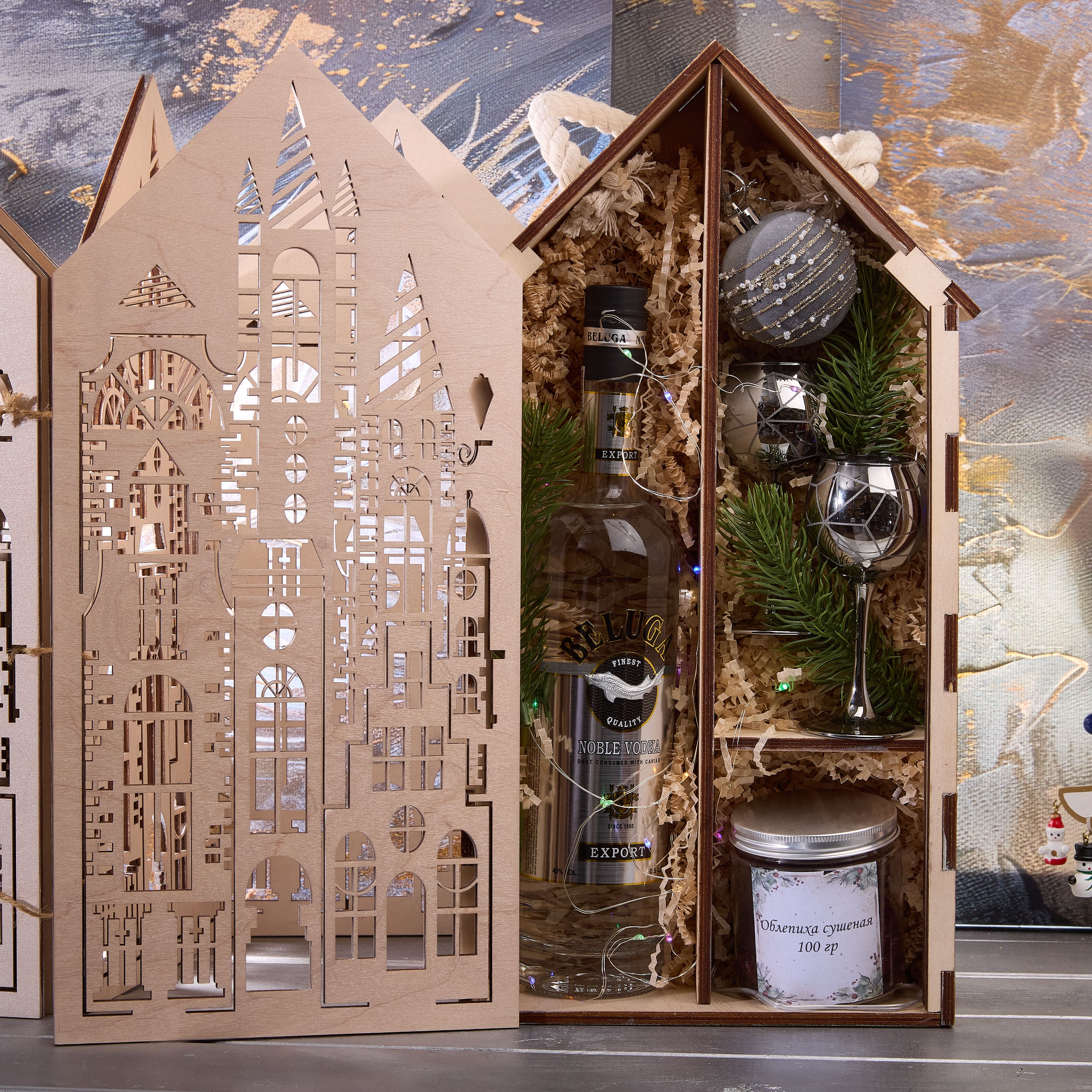 Подарочный набор "МОРОЗНЫЙ ДОМ"