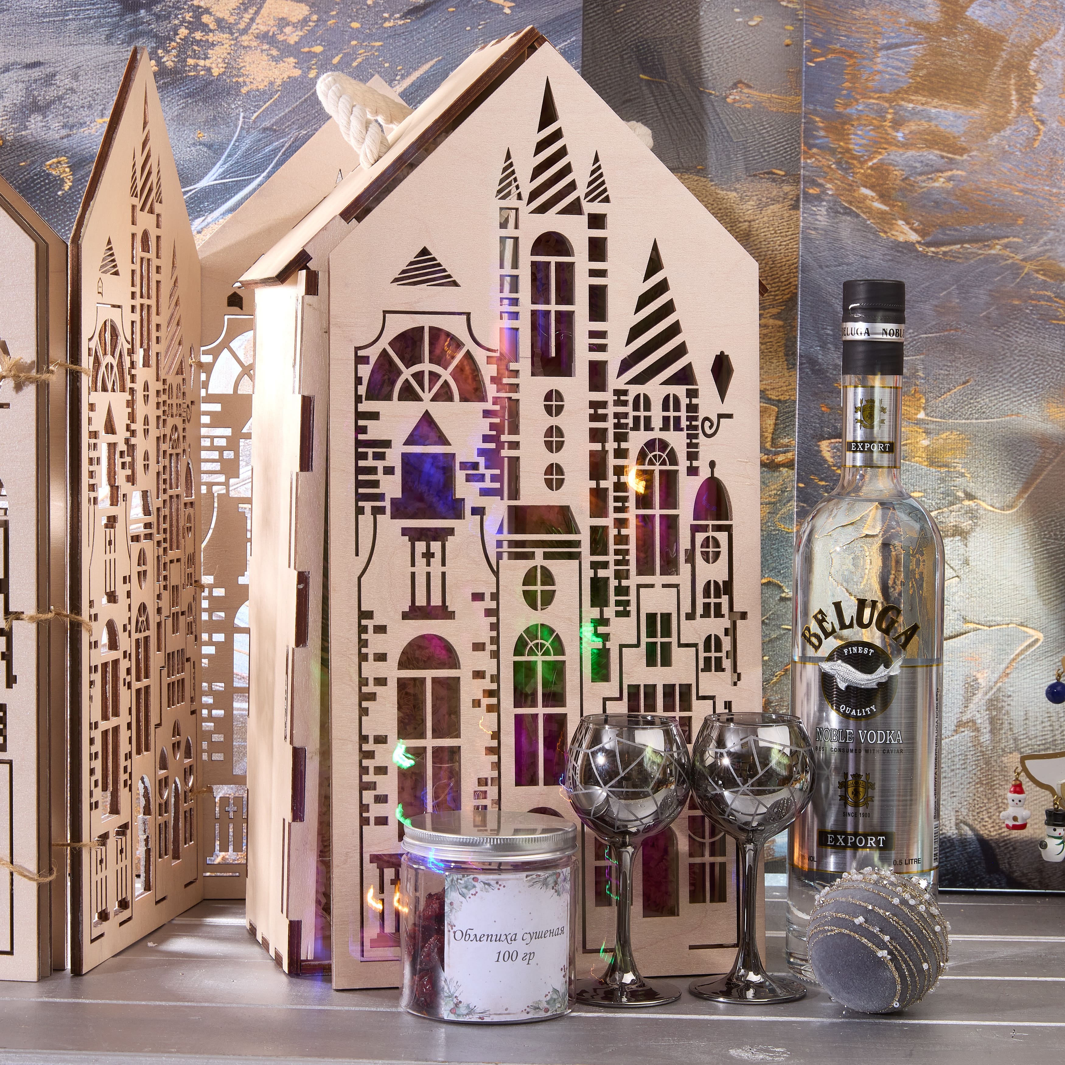 Подарочный набор "МОРОЗНЫЙ ДОМ"
