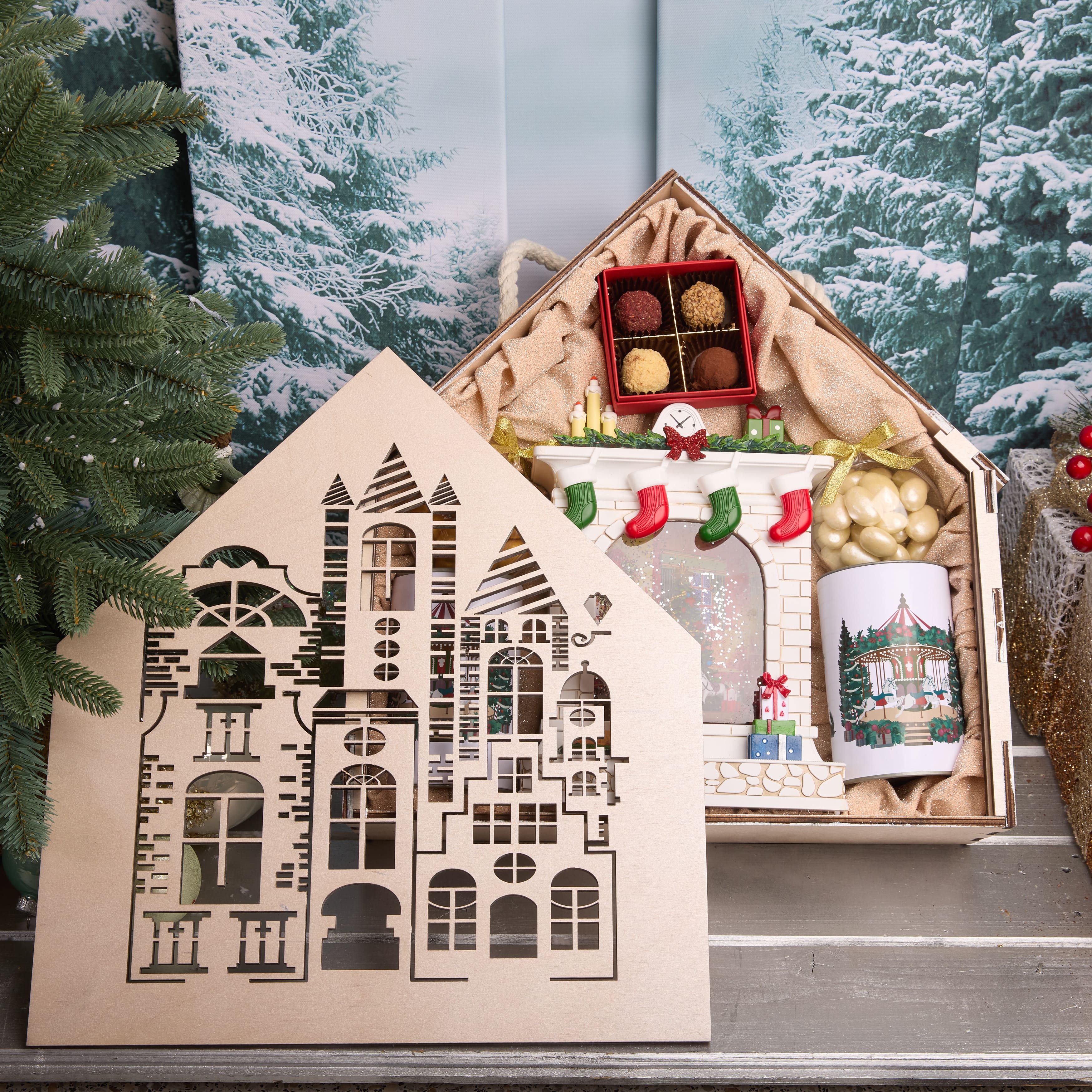 Подарочный набор "ДОМ С КАМИНОМ"