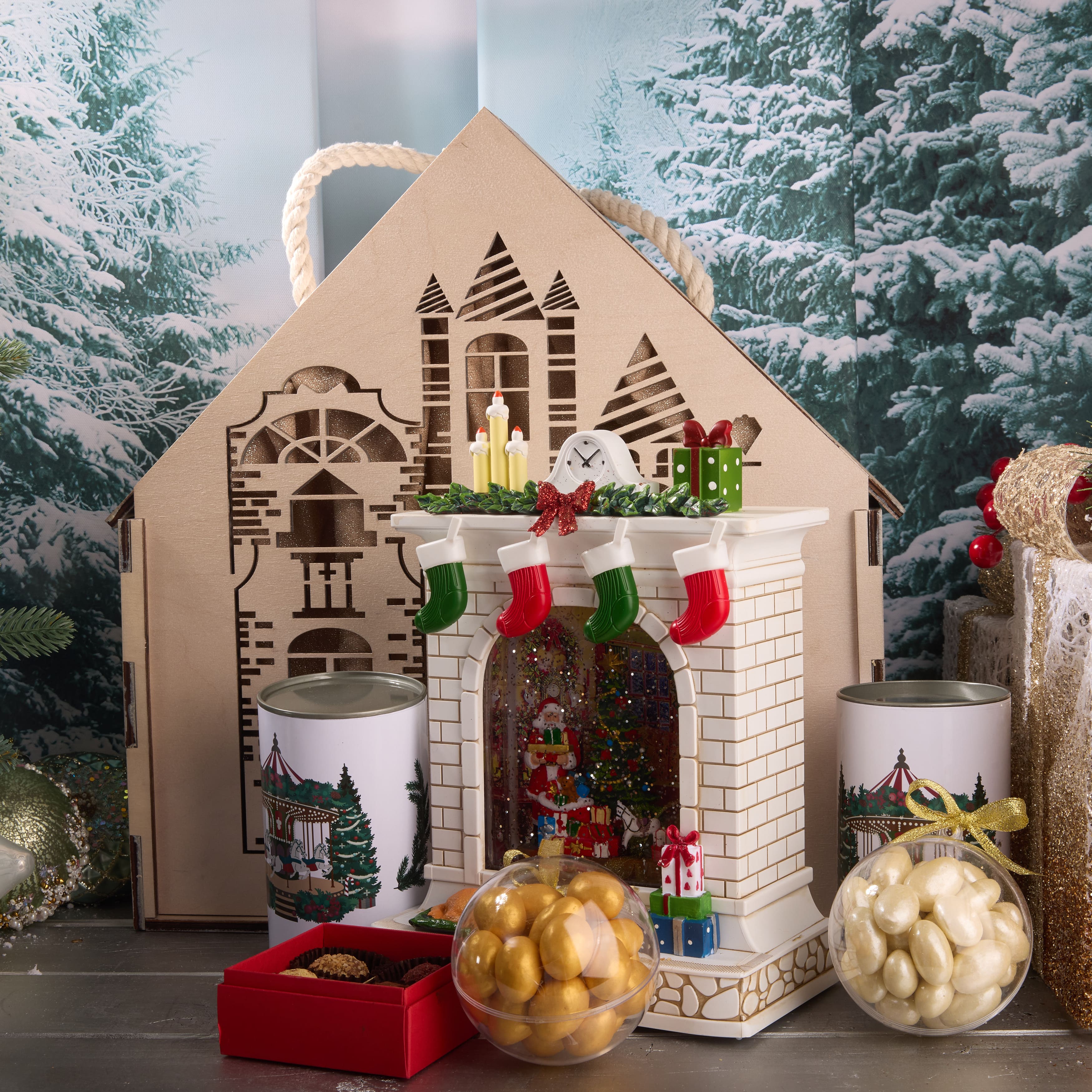 Подарочный набор "ДОМ С КАМИНОМ"