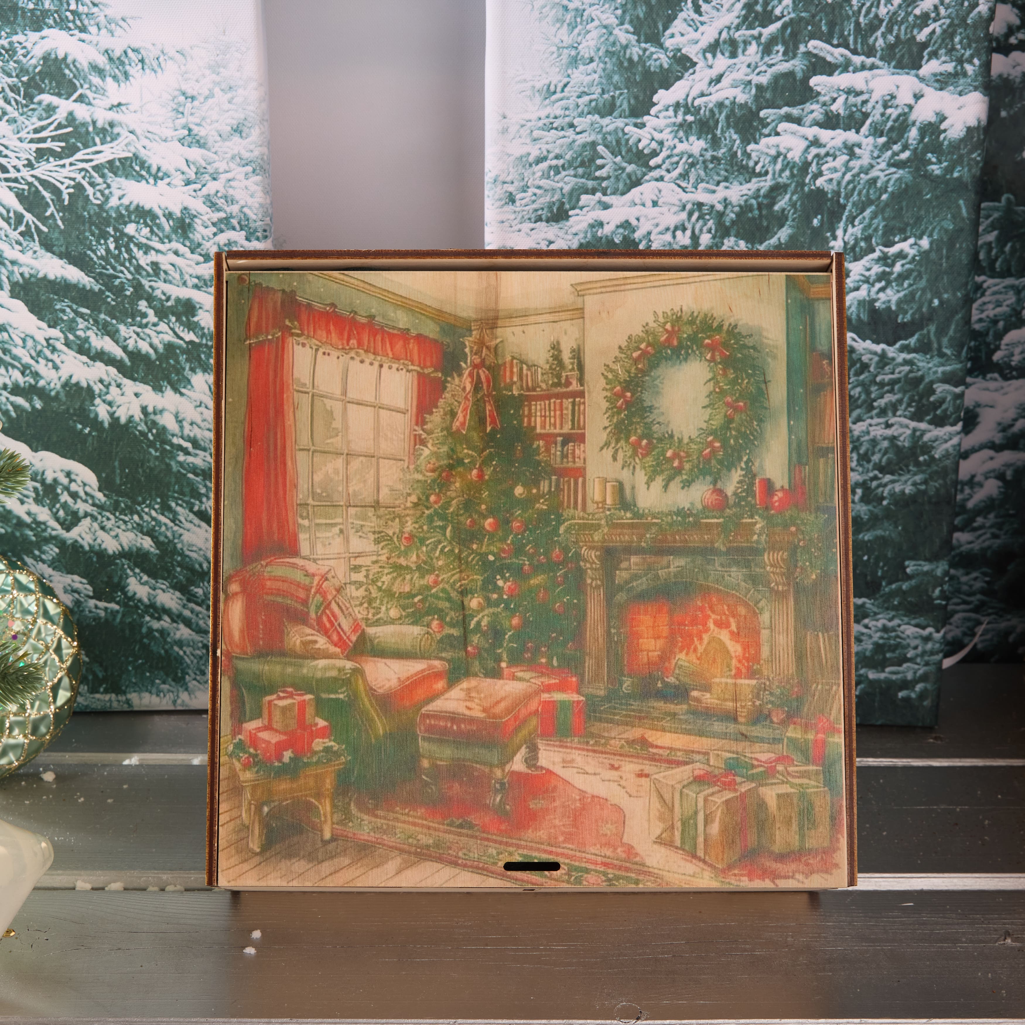 Подарочный набор "ЕЛКА У КАМИНА"