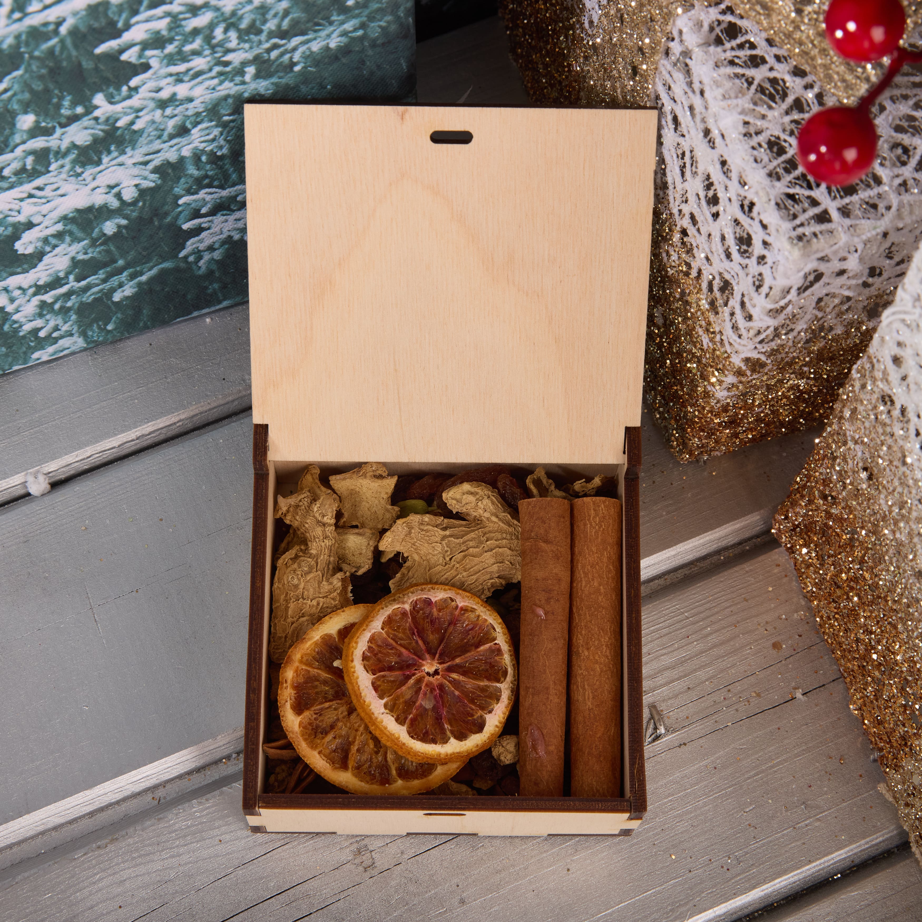 Подарочный набор "ЕЛКА У КАМИНА"