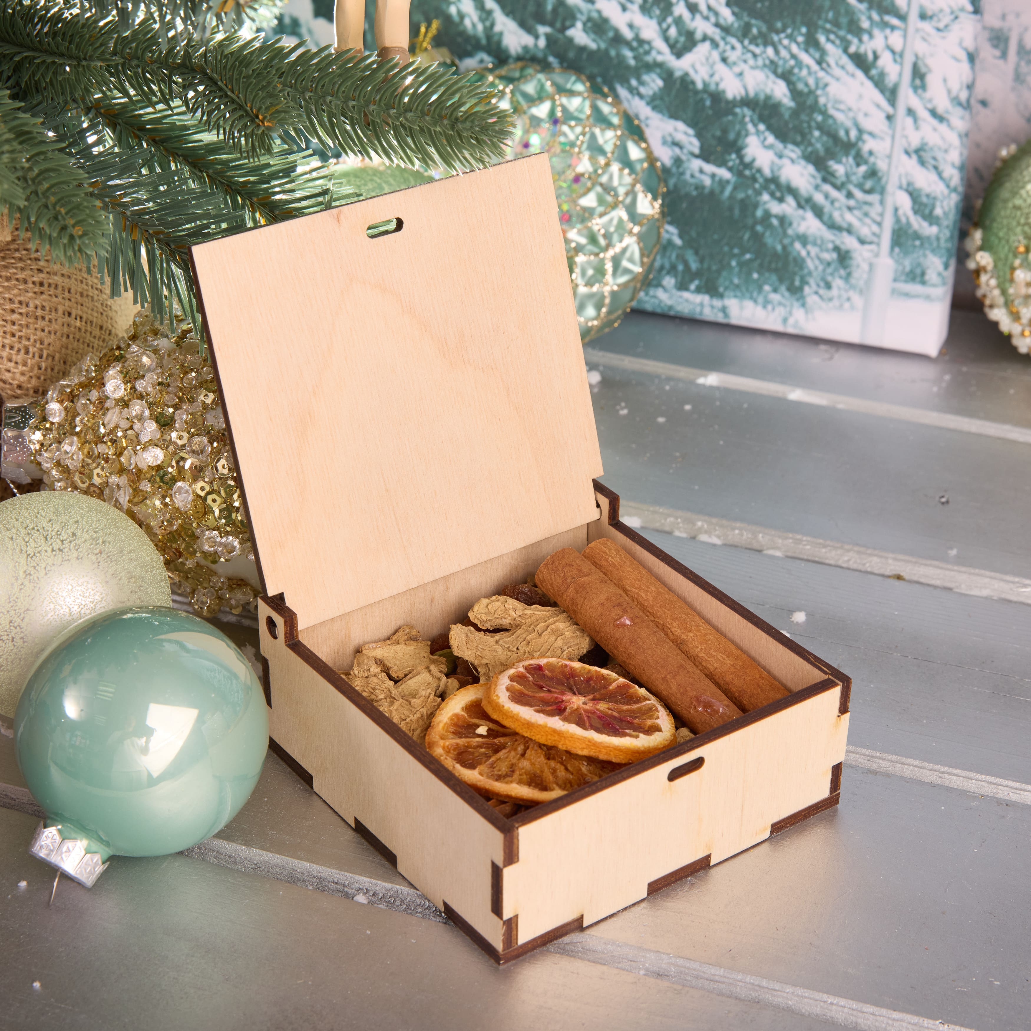 Подарочный набор "ЕЛКА У КАМИНА"