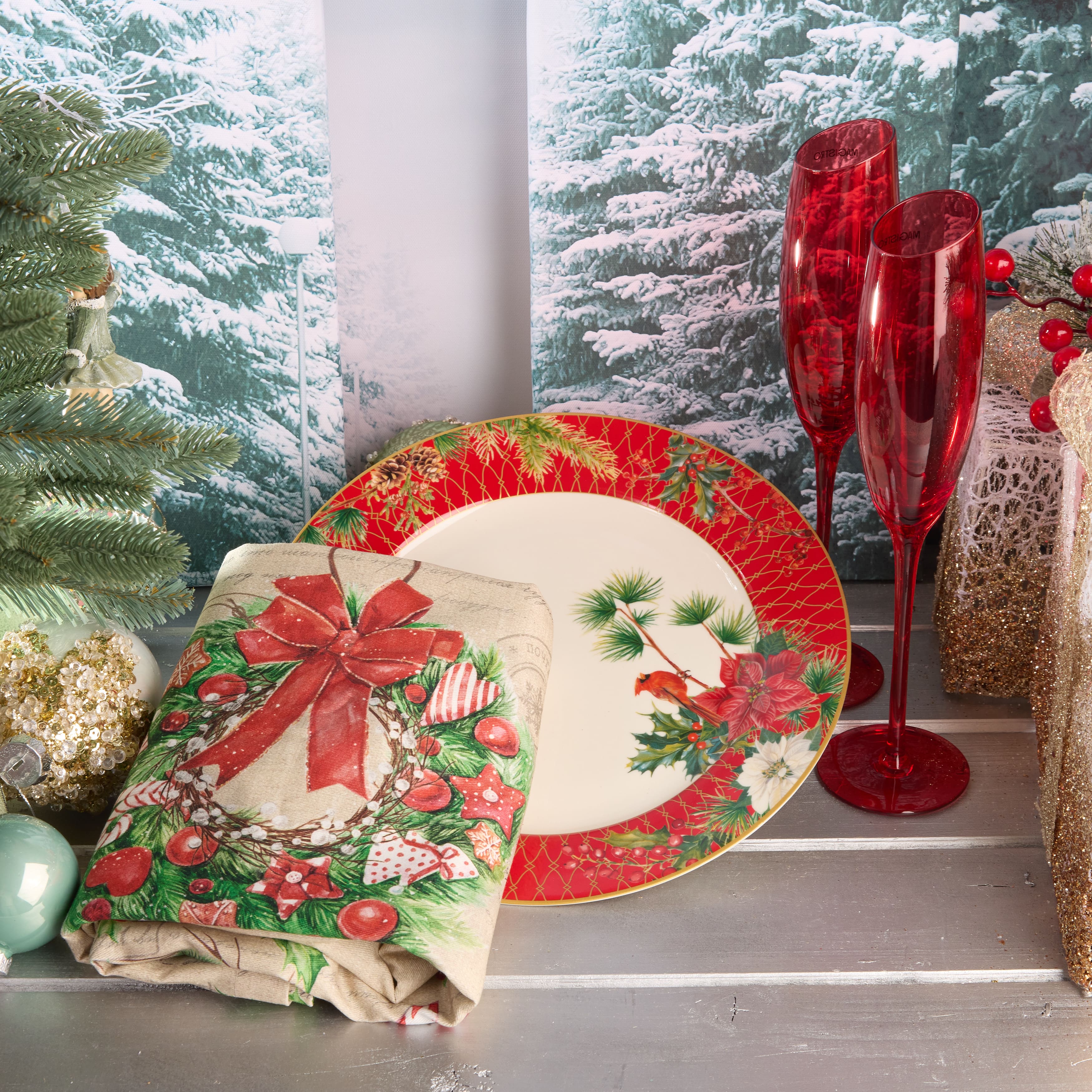 Подарочный набор "ЗИМНИЕ ЦВЕТЫ"