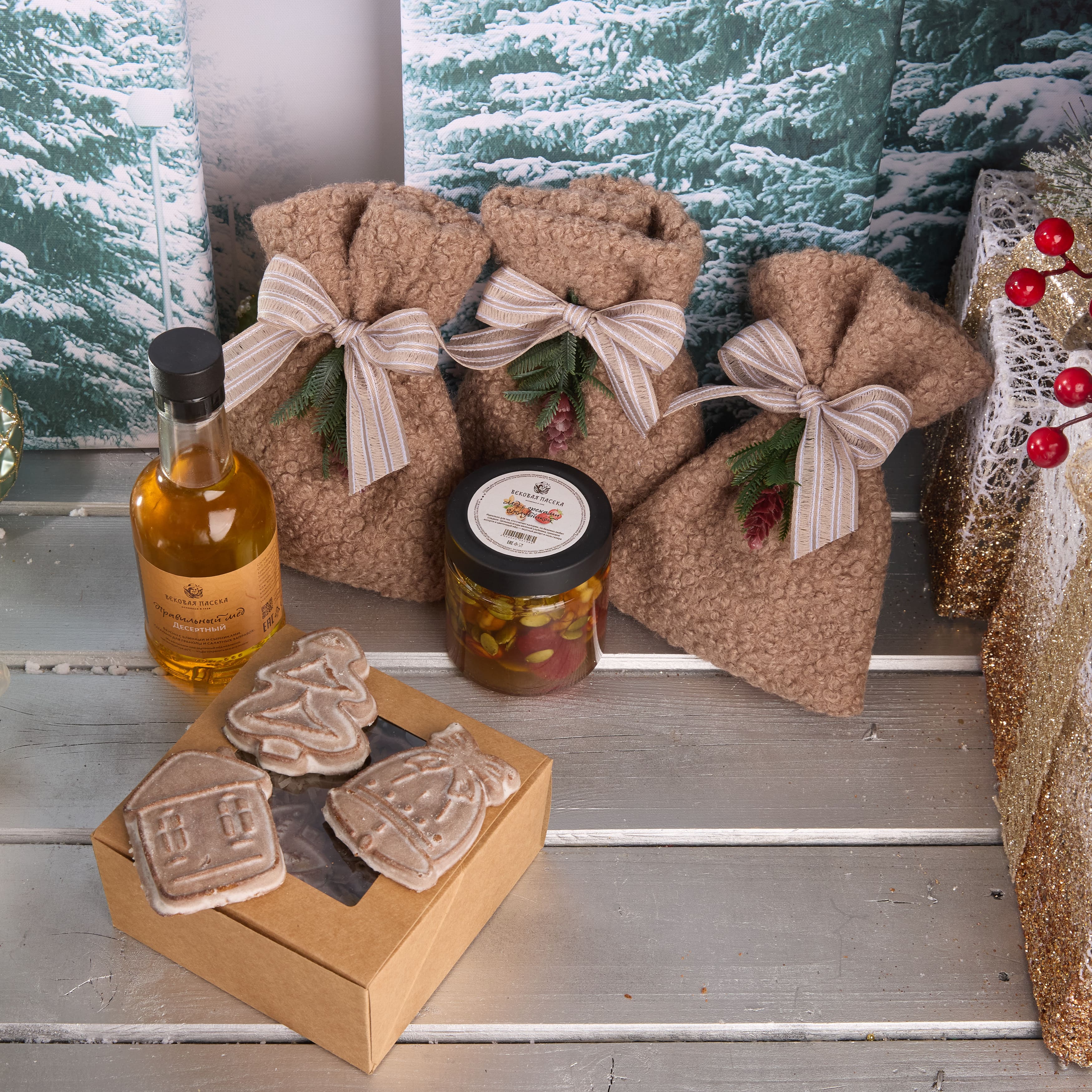 Подарочный набор "МЕДОВЫЙ ПРЯНИК"