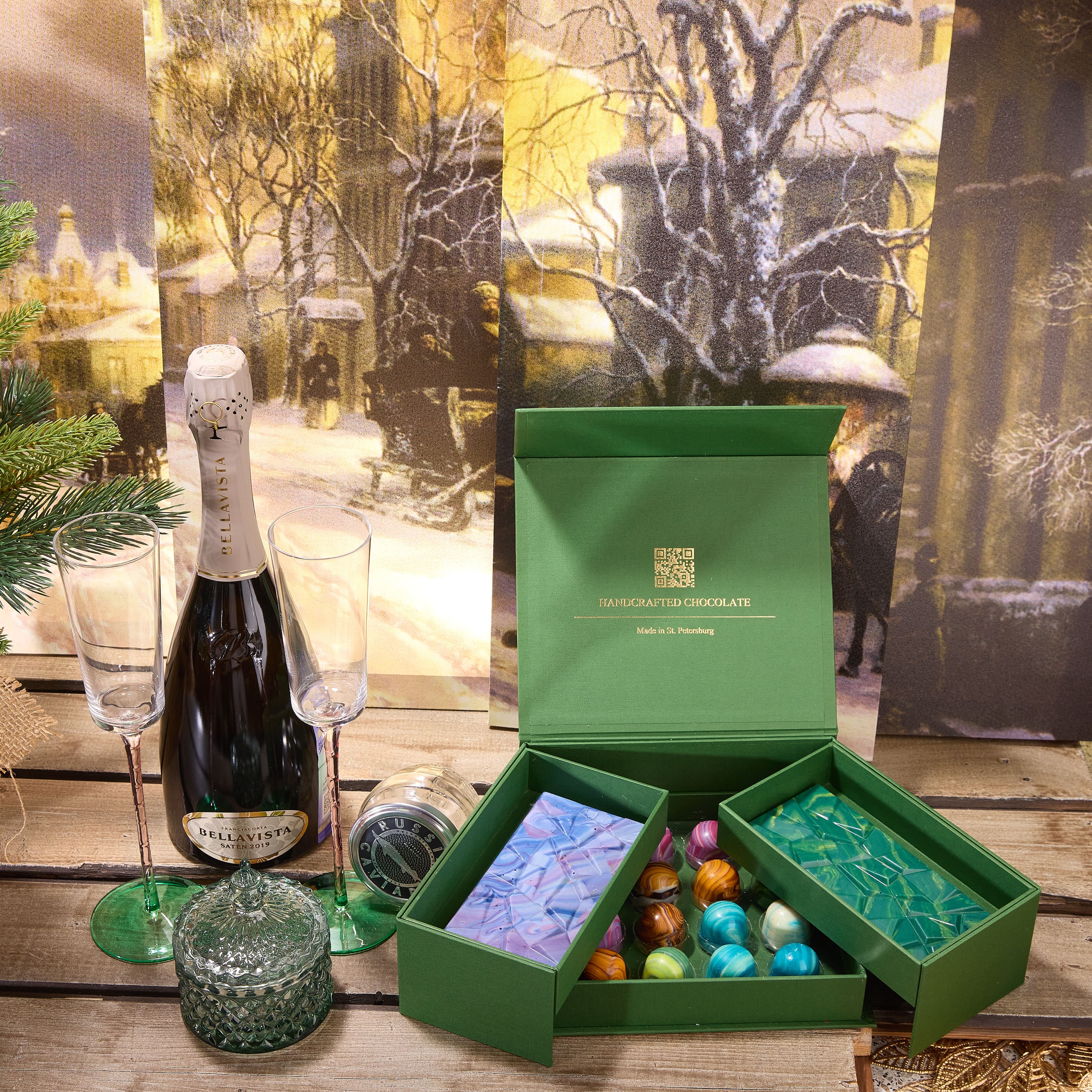 Подарочный набор "ЧИСТЫЙ ИЗУМРУД"