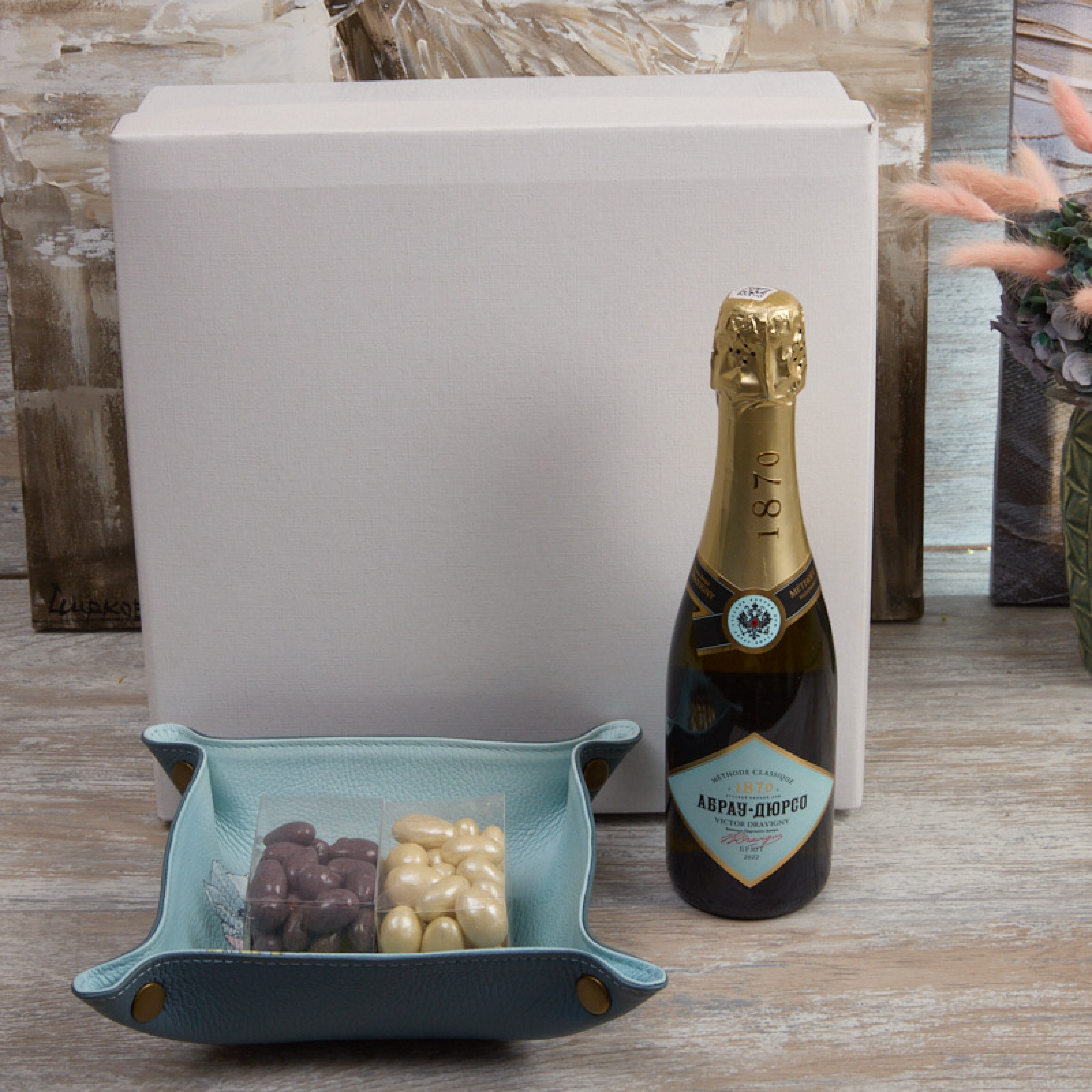 "Голубой цветок"-подарочный набор